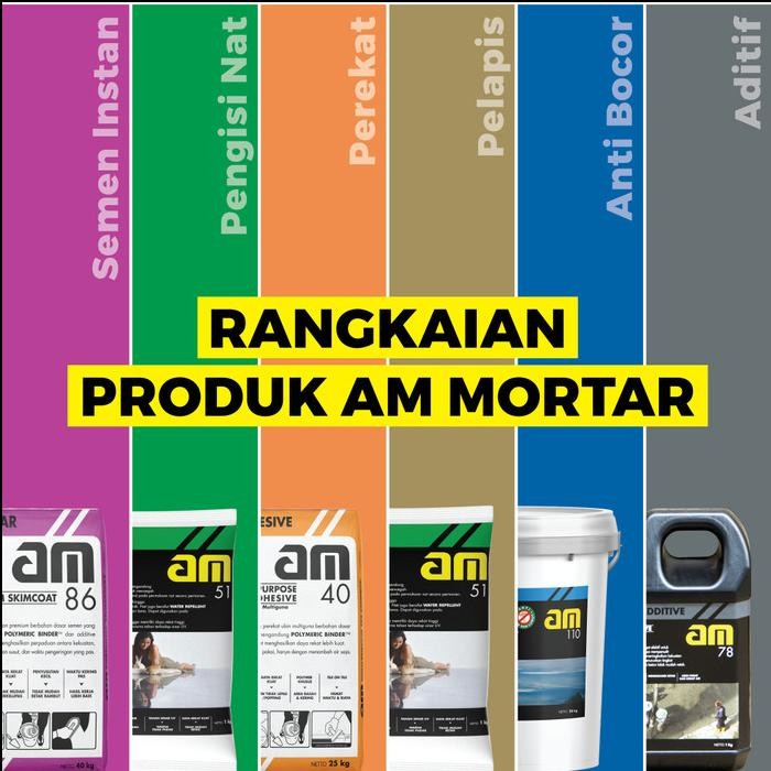 Am 100 - Pelapis Anti Bocor Sangat Elastis Kemasan 1Kgset #Gratisongkir