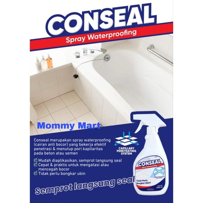 Conseal Aquaproof Spray Waterproof Anti Bocor Kamar Mandi,Dak,Balkon #Gratisongkir