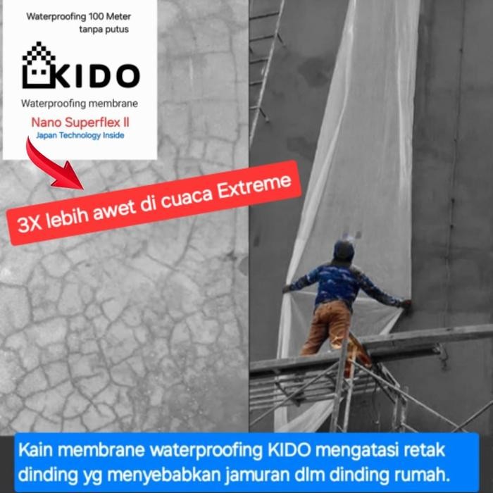 Serat Fiber Kain Aquaproof Polyester/Waterproof Pelapis Anti Bocor Cat Pelapis #Gratisongkir