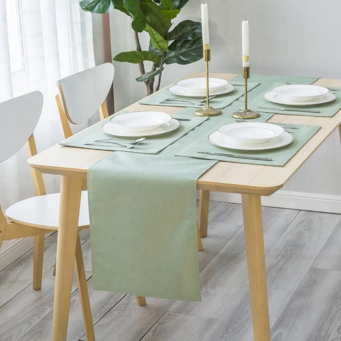 Informa - Informa Set 5 Pcs Table Runner Water Repellent - Hijau