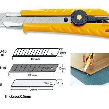 

CUTTER OLFA L-1 HEAVY DUTY ORIGINAL MADE IN JAPAN ORIGINAL KODE 922