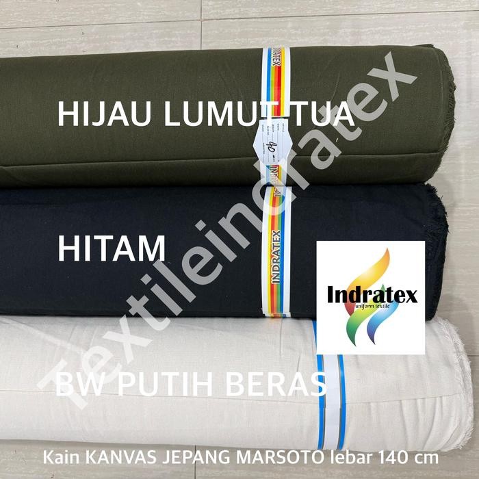 

( PER 1 ROLL ) KAIN KANVAS JEPANG CANVAS TEBAL MARSOTO LEBAR 140 CM ISI 40 METER BAHAN ALAS KARPET