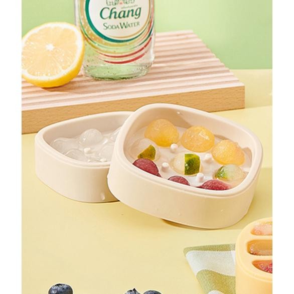 Ecoco Icebox Round - Cetakan Es Puding Mpasi Ice Cube Es Batu Ice Cream Buah Kulkas Freezer Bahan