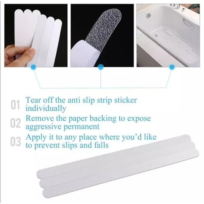 BATHROOM STICKER ANTI SLIP LANTAI KAMAR MANDI TOILET