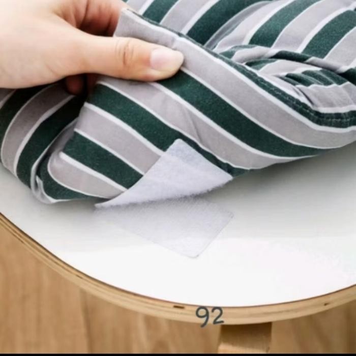 Perekat kain velcro tape 2 sisi anti selip karpet slip tempelan serbaguna