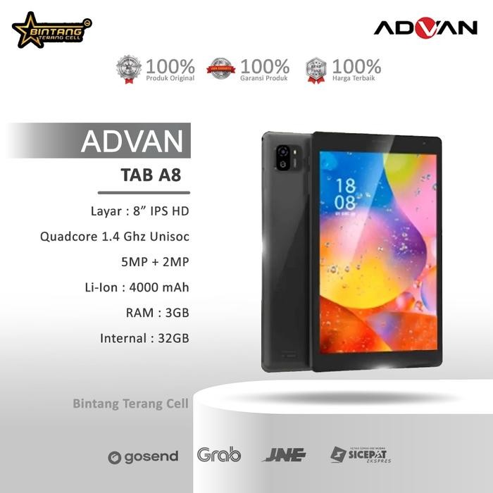 [Expert] Advan tablet belajar advan tab a8 ram 3+32gb garansi resmi Free
