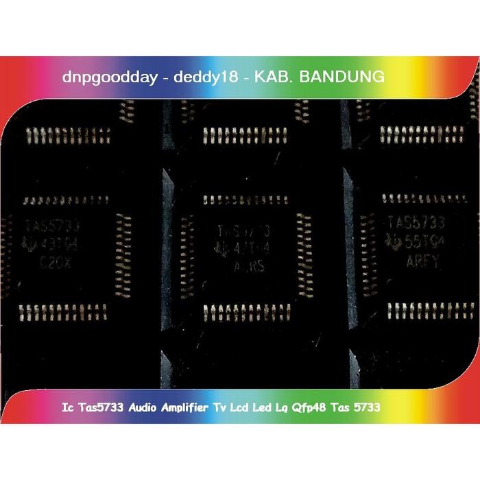 [Expert] Ic Tas5733 Audio Amplifier Tv Lcd Led Lg Qfp48 Tas 5733