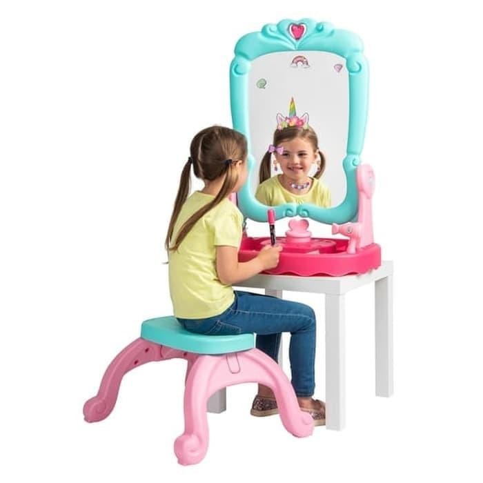 

Grow n up FABULOUS 3 IN 1 VANITY EASEL papan tulis meja rias anak