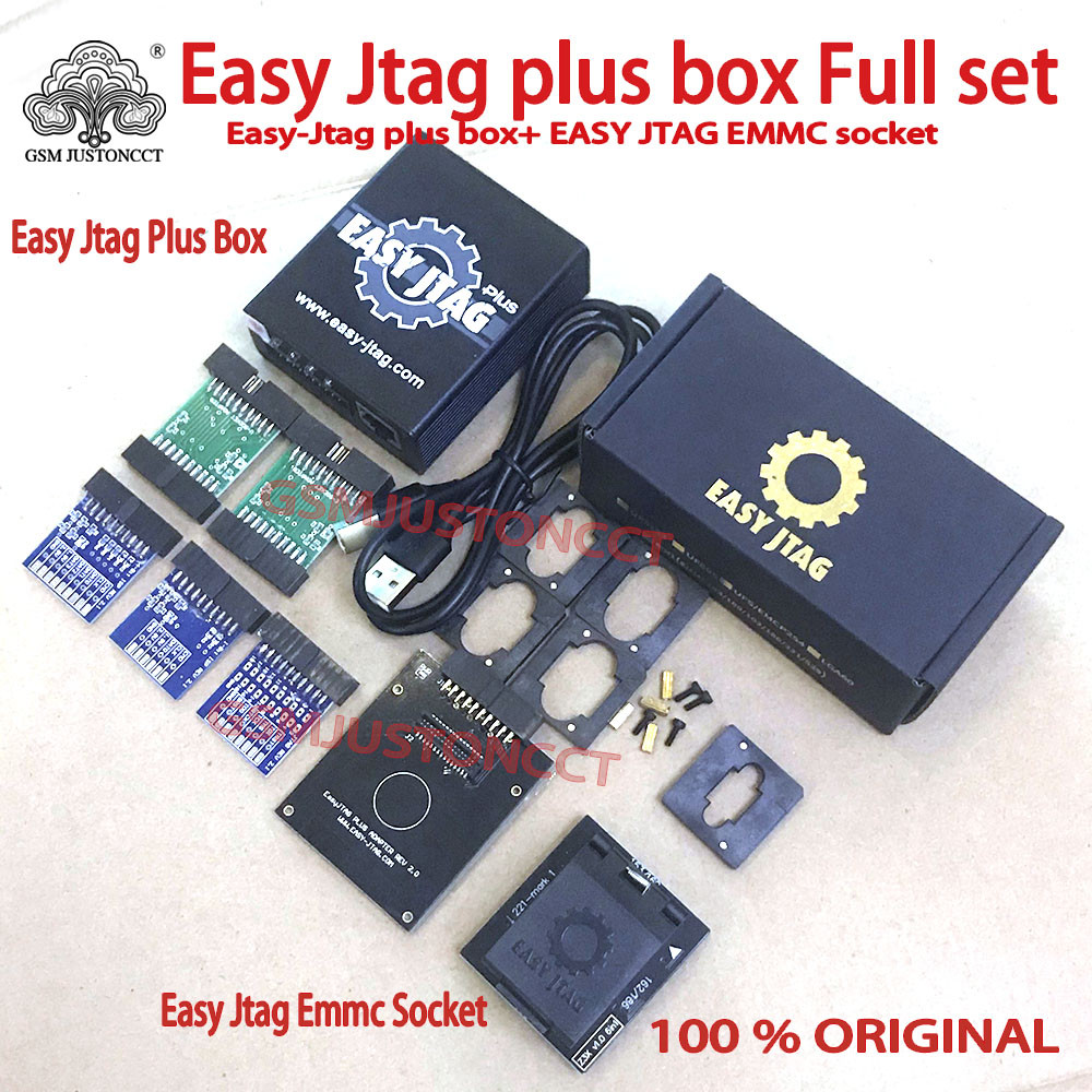PROMO   2024 New version Full set Easy Jtag plus box Easy-Jtag plus box+ EASY JTAG EMMC socket 1TMXY