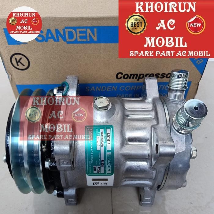 Compresor Kompresor AC Mobil Sanden 7H15 - SD7H15 - 24Volt - Sanden