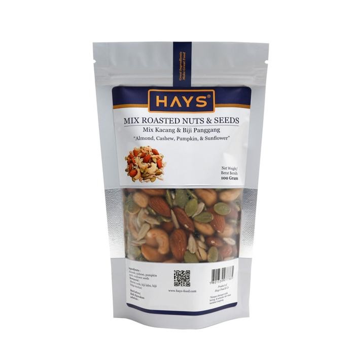

New Mix Roasted Nuts & Seeds 100 GRAM Almond Mede/Mete Pumpkin Sunflower panggang /Mix kacang