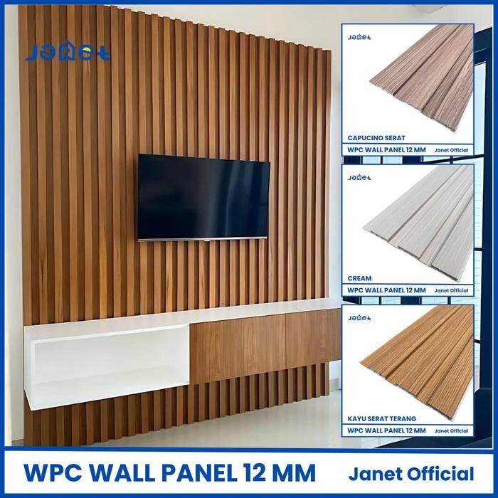 Wpc Wall Panel Slim Dekor Dinding Wood Panel 3m Pvc Terbaru