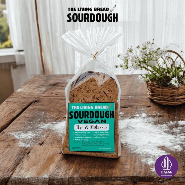 

Rye & molasses sourdough bread