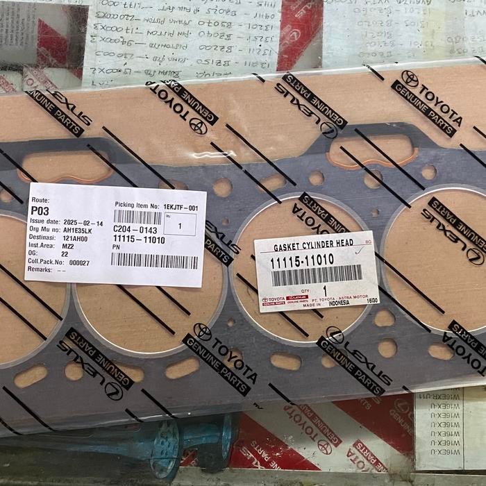 Langsung diproses Gasket cyilinder head starlet-Packing deksel starlet 1E 2E original