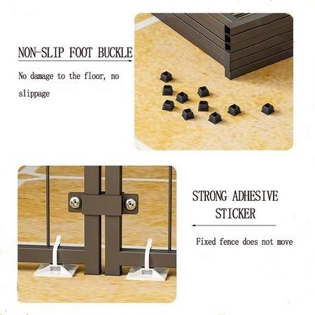 KANDANG ANJING HEWAN PAGAR BESI/KANDANG PAGAR PORTABLE AKSESORIS ANJING KUCING