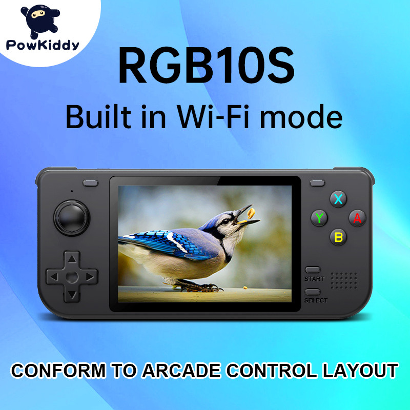 POWKIDDY RGB10S 3.5-Inch IPS OGA Screen Open Source Handheld Game