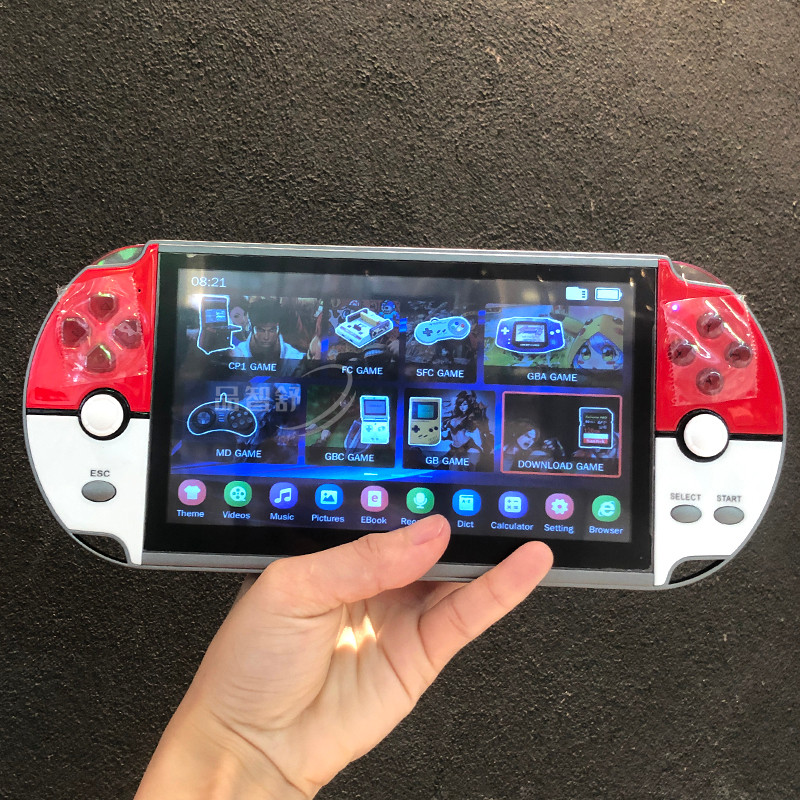 X40 Video Game 7.1 inch LCD Double Rocker Portable Handheld Retro