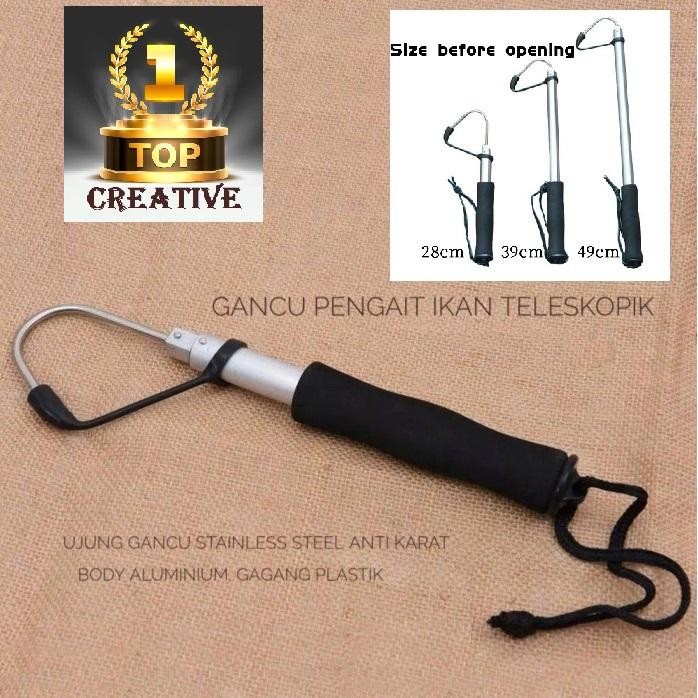 Gancu ikan telekopik Pengait Ikan Teleskopik alat kait ikan ganco