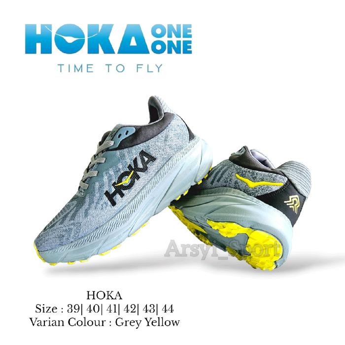 ASLI SEPATU HOKA CHALLENGER ATR 7 RUNNING SHOES/SEPATU HOKA TRAIL RUNNING/SEPATU RUNNING
