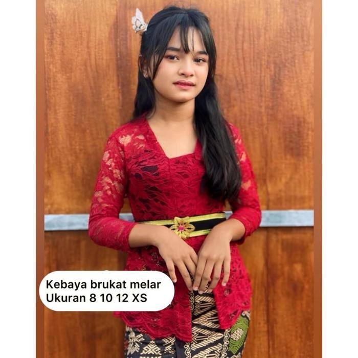 Kebaya Anak Perempuan Modern Set Kebaya Anak Tk Sd Smp Setelan Kebaya Kutubaru Anak Cewek Baju