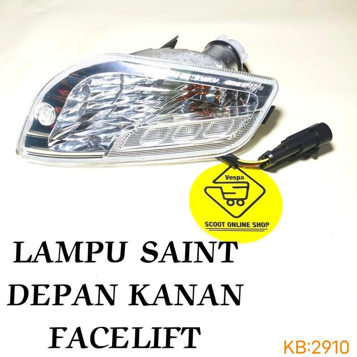 LAMPU SEIN DEPAN KANAN VESPA LX/S NEW FACELIFT