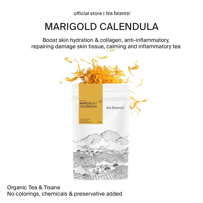 

Calendula Tea Flower Teh Bunga Marigold Organic Premium Tisane