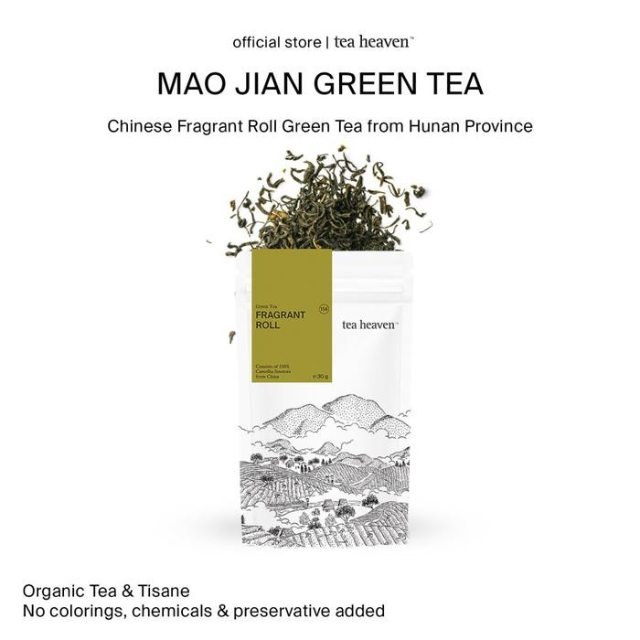 

Chinese Green Tea / Teh Hijau Cina / Mao Jian Premium Organic Tea