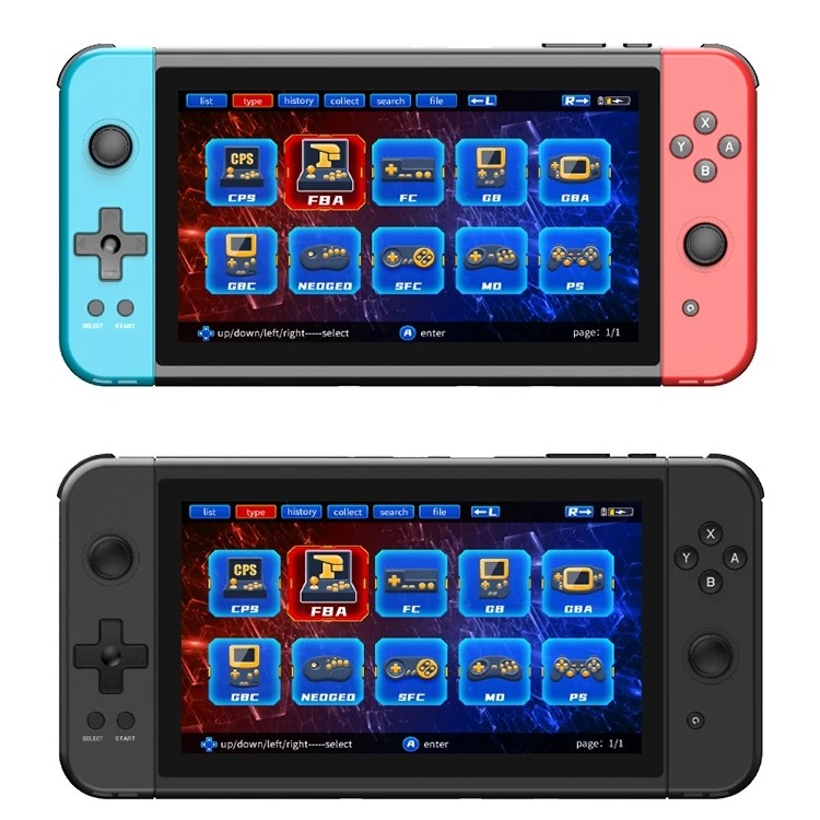 2023 New POWKIDDY X70 Original 7 Inch HD Handheld Portable Console