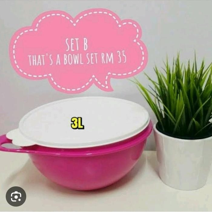 TUPPERWARE THATS A BOWL 3L ( 1 pcs )