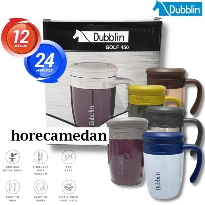 Mug Gelas Cangkir Dubblin GOLF 450ml Tahan panas dingin Murah Dubblin