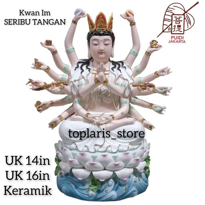 Patung Cien Shou Kwan Im 14In Kerak Taiwan