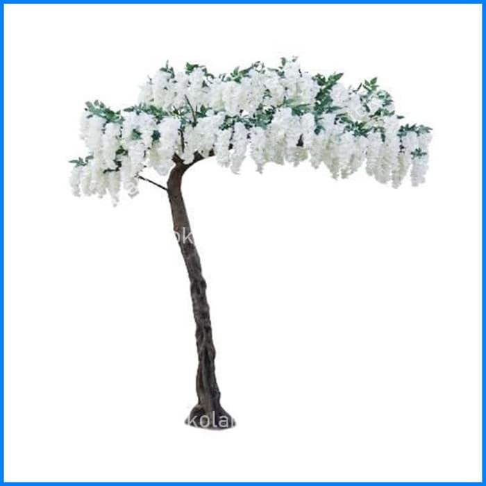 Kris Garden Pohon Wisteria Artifisial 3.2 M - Putih