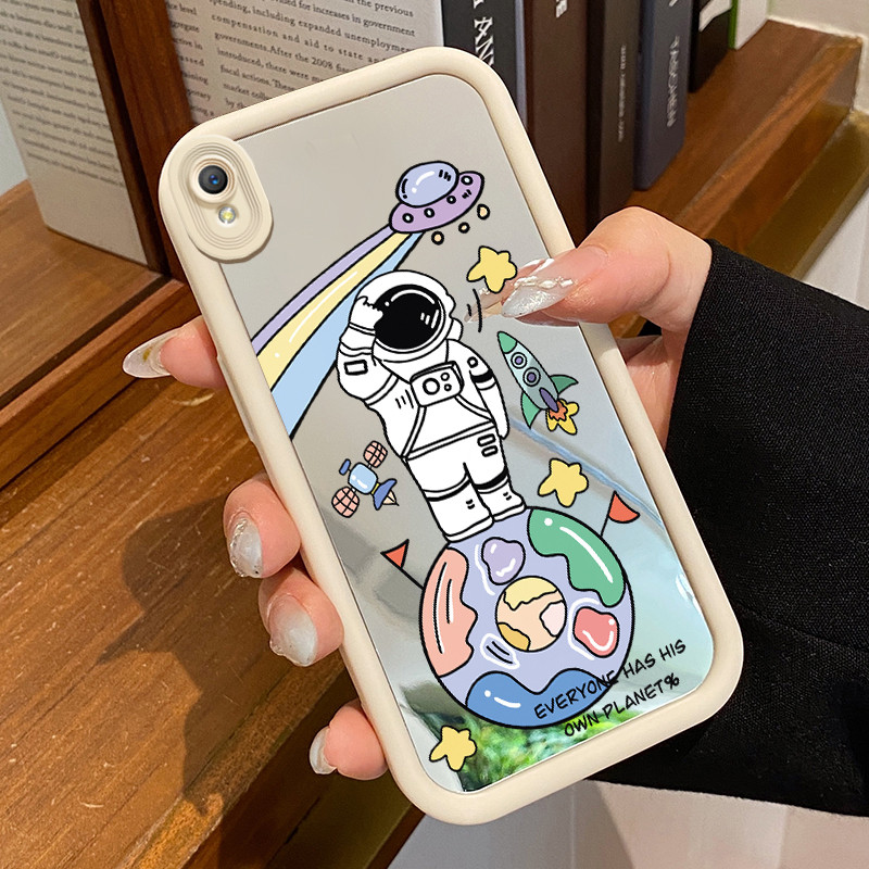 Casing Hp Untuk OPPO A37 A37F Case Casing pola Astronot Kasing HP Kesing pelindung Silikon Softcase 