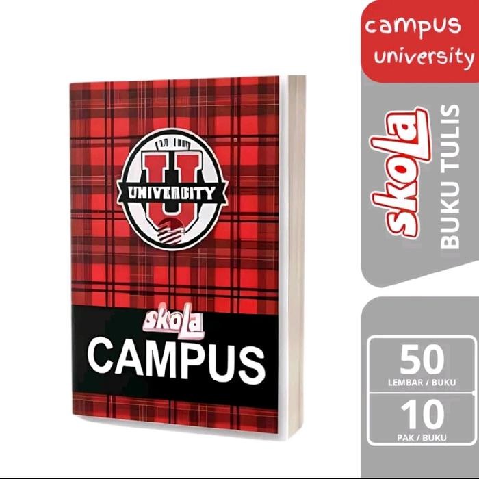 

Buku Skola Campus Besar 50 lembar (10buku)
