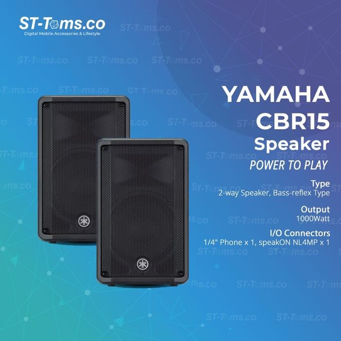 Yamaha CBR15 CBR-15 Passive Speaker 15 Inch Output 1000Watt