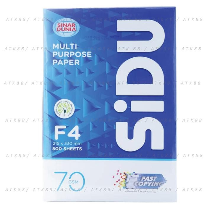 

Kertas HVS F4 70 gsm - Sidu