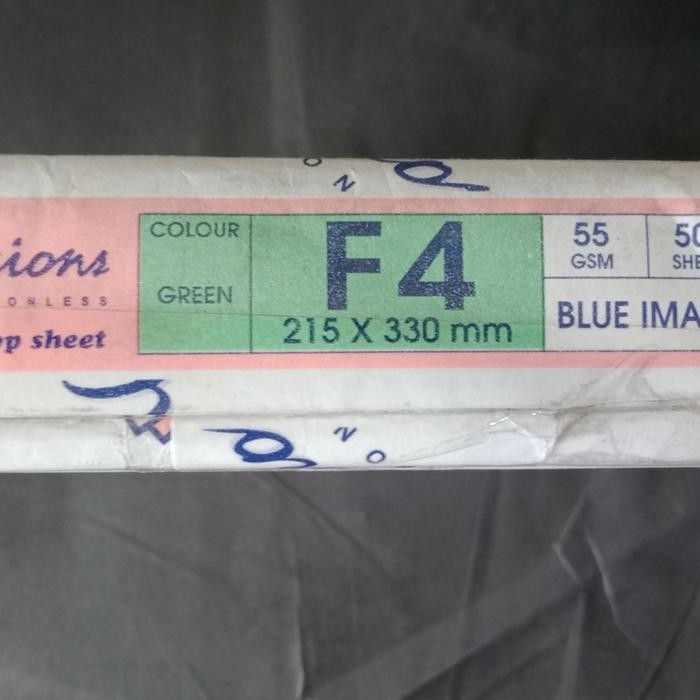 

Kertas NCR Carbonless Top Warna Impression F4 Folio