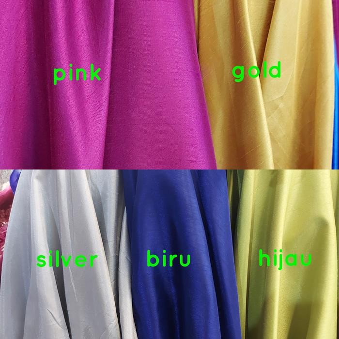 

kain shantung polos lebar 1.50cm