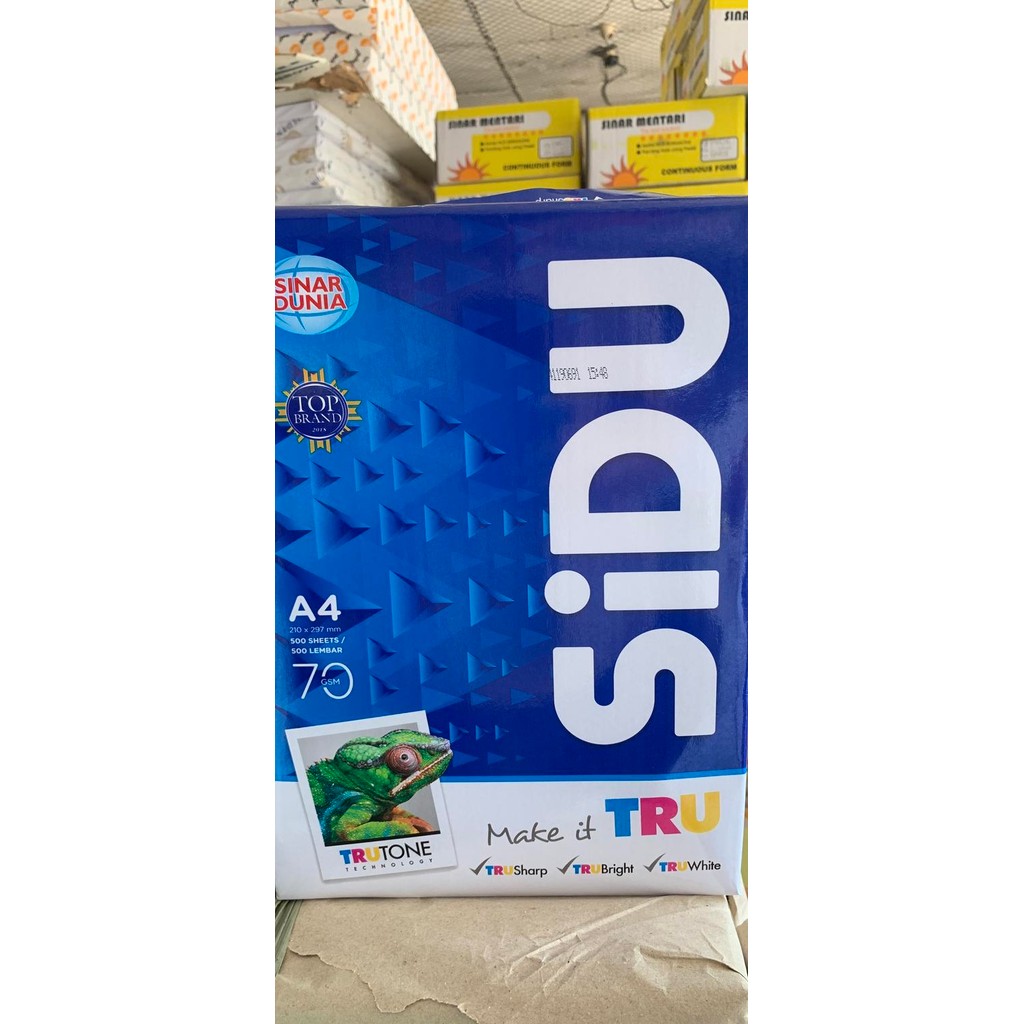 

HVS 70 gram A5 1000 lbr SIDU