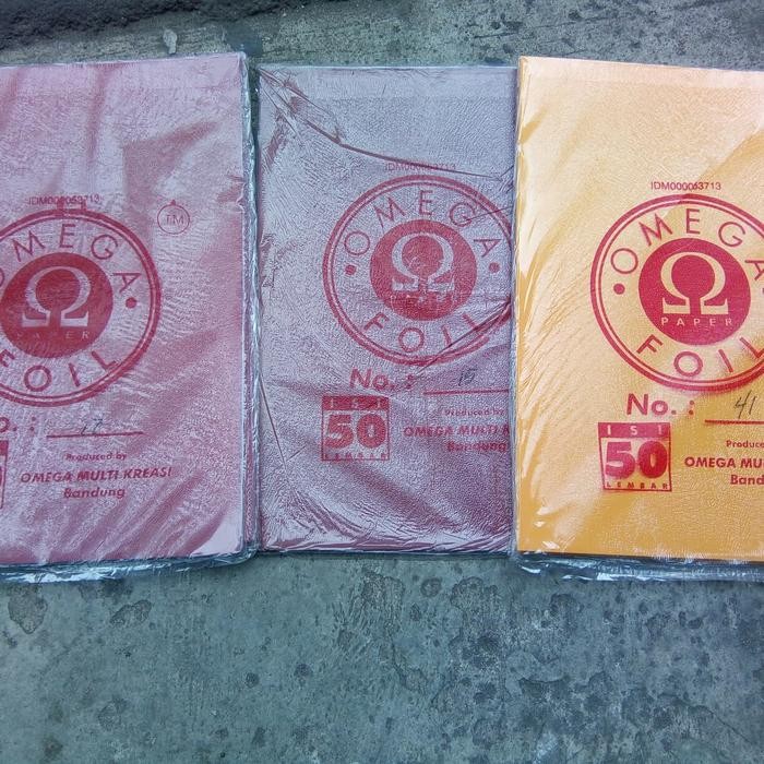 

Kertas Karton Omega Foil