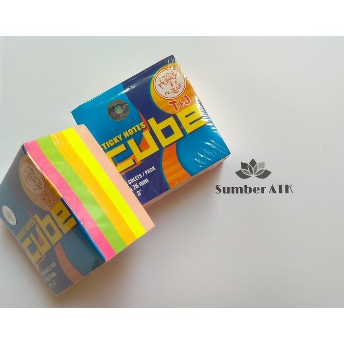 

Sticky Notes Cube merk T&J 76x76mm