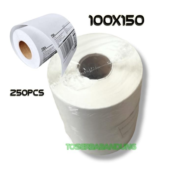 

LABEL STICKER THERMAL RESI POS 100x150 mm TERMAL STIKER KERTAS ISI 250