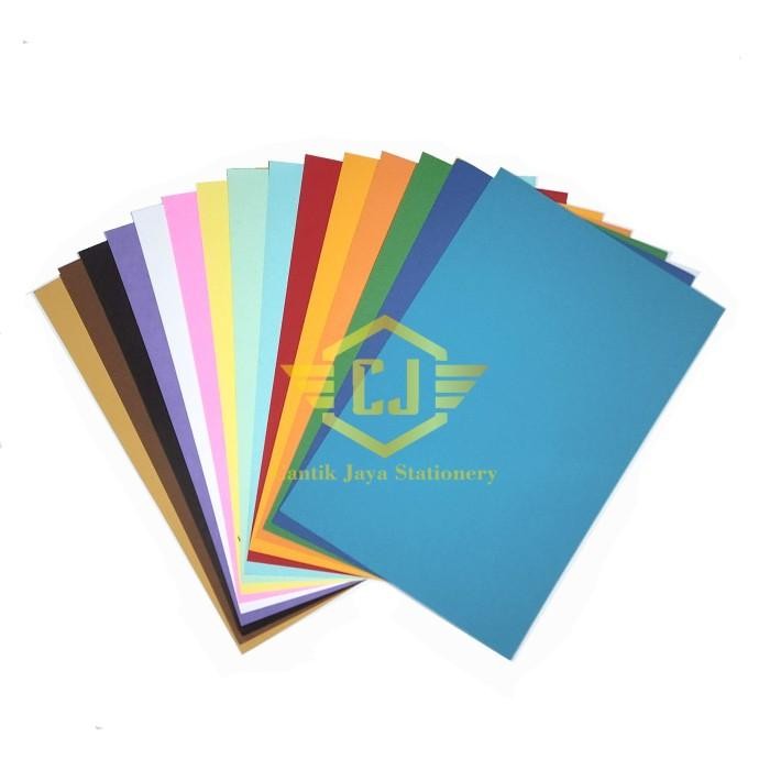 

[1 PAK / 100 LBR] Kertas Karton Cover Jilid FC F4 Folio 21,5 x 33 cm