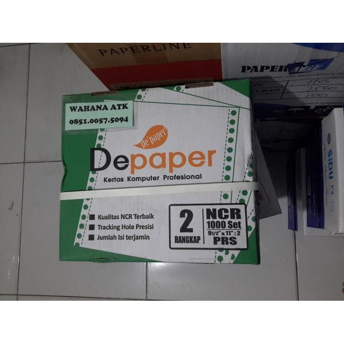 

Continuous form Depaper 9,5 x 11 2 ply full / prs