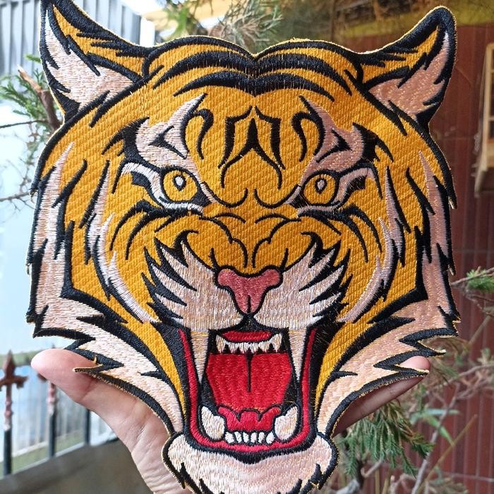 

back patch besar macan 22.7 cm