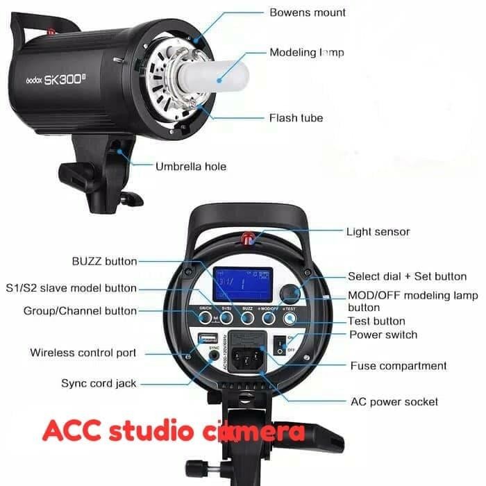 LAMPU Godox SK300II - Lampu Studio Godox SK 300 II -SK300 MARK II