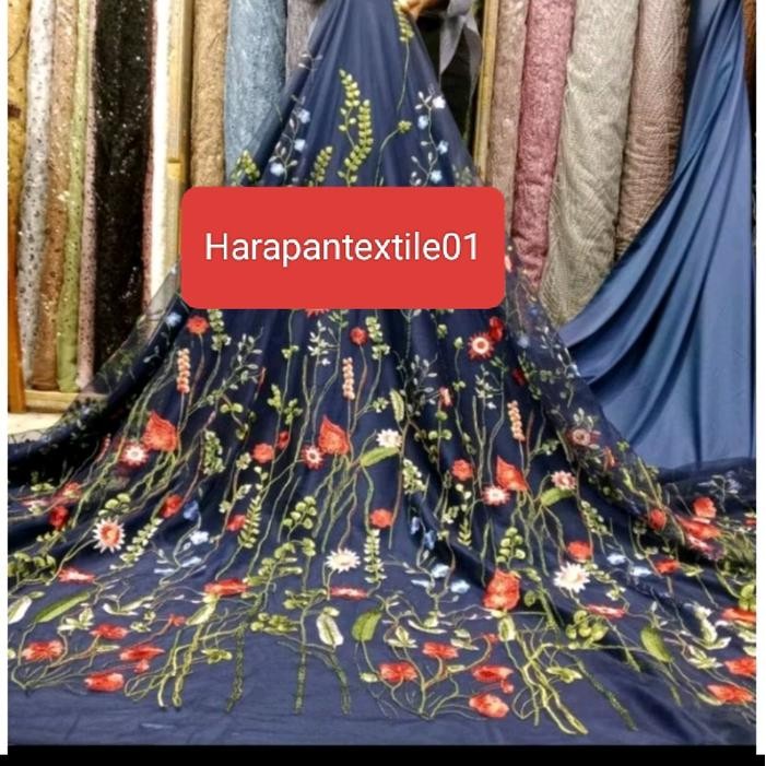 

BAHAN/KAIN TILLE BUNGA MERAMBAT/TILLE BUNGA BORDIRAN