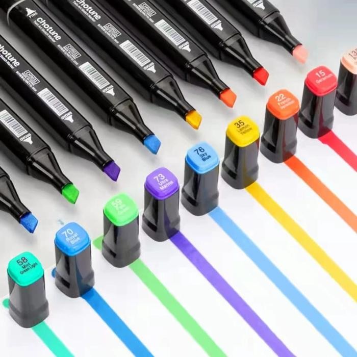 

Spidol warna Stabilo Touch 24/36/48 Dual Side Fine Art Brush Pen