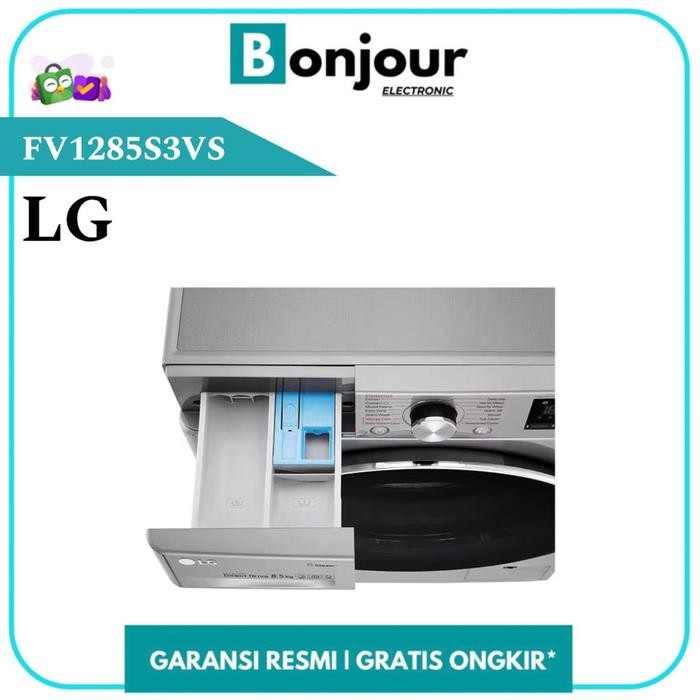 Mesin Cuci Lg Front Loading 8.5 Kg Fv1285S3Vs Lg Fv 1285 S3Vs Fv1285