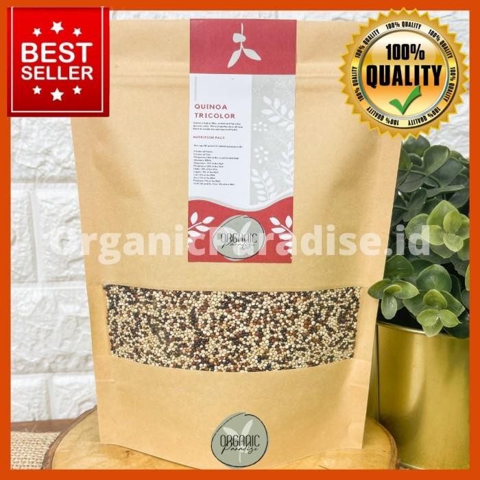 

Organic Tricolor Quinoa 1Kg Premium Quality Organic Paradise